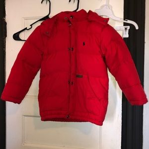 Boys Ralph Lauren Polo puffer coat